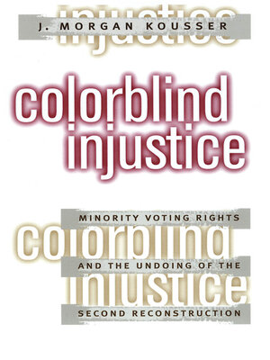 cover image of Colorblind Injustice